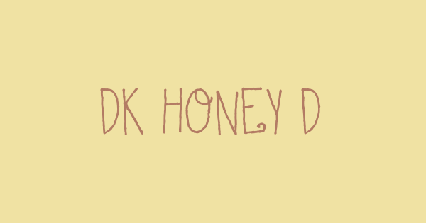 DK Honey Dew font thumbnail