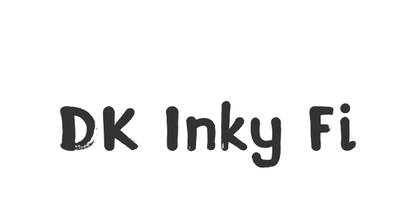 DK Inky Fingers font thumbnail