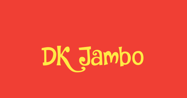 DK Jambo font thumbnail