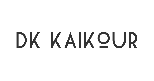 DK Kaikoura font thumbnail