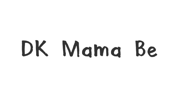 DK Mama Bear font thumbnail