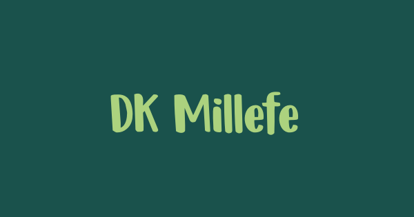 DK Millefeuille font thumbnail