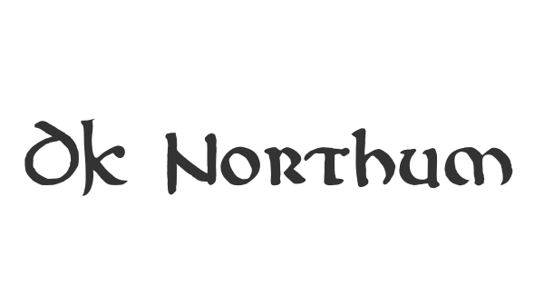 DK Northumbria font thumbnail