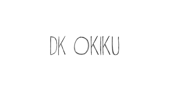 DK Okiku font thumbnail