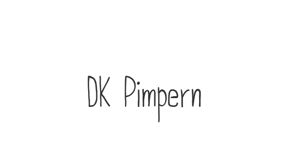 DK Pimpernel font thumbnail