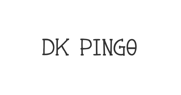 DK Pingo font thumbnail