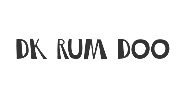DK Rum Doodle font thumbnail