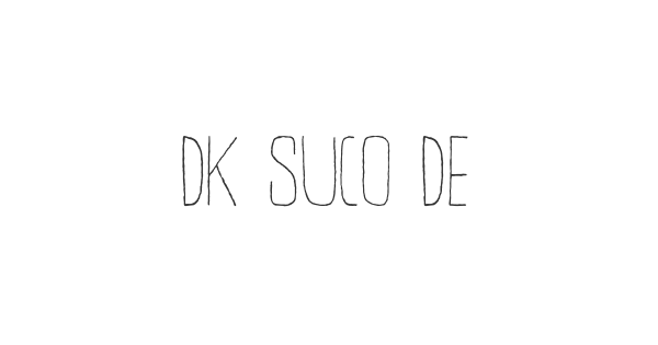 DK Suco De Laranja font thumbnail