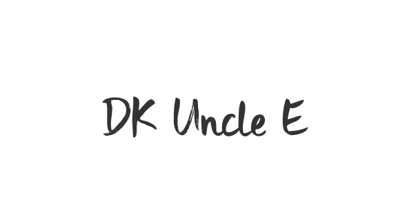 DK Uncle Edward font thumbnail