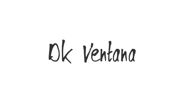 DK Ventana font thumbnail