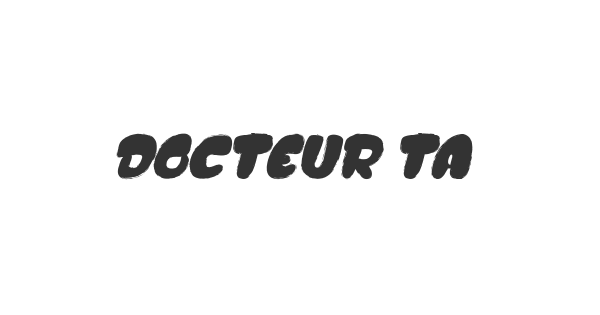 Docteur Tacotac font thumbnail