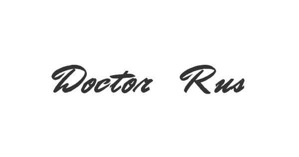 Doctor Russel font thumbnail