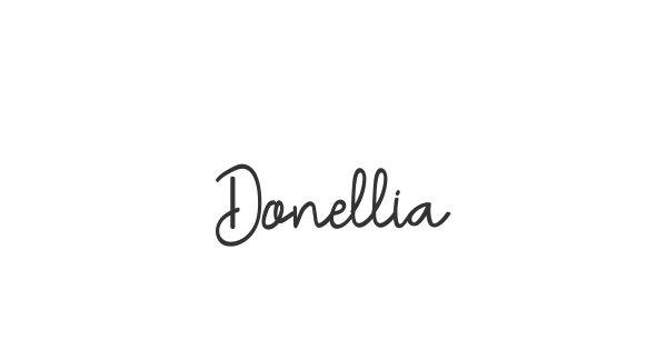 Donellia font thumbnail