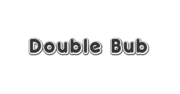 Double Bubble font thumbnail