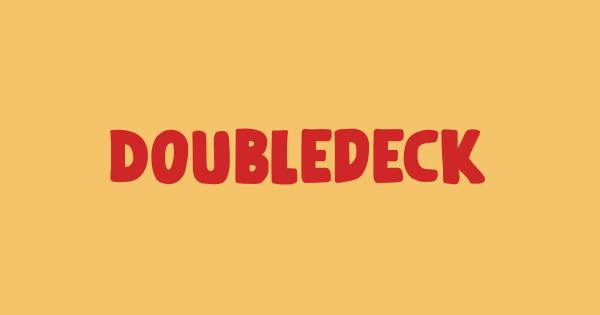 Doubledecker font thumbnail