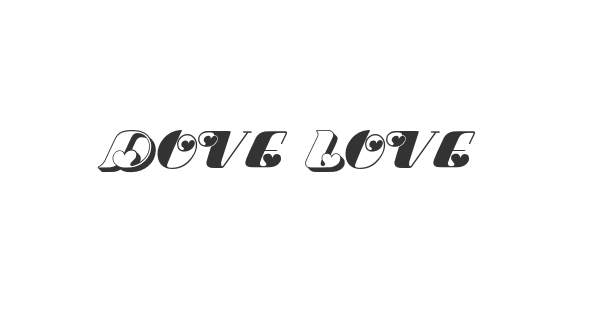 Dove Love font thumbnail