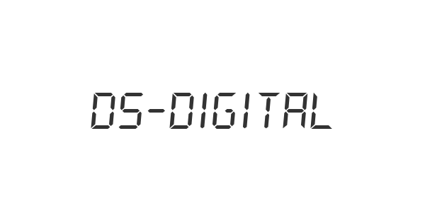 DS-Digital font thumbnail