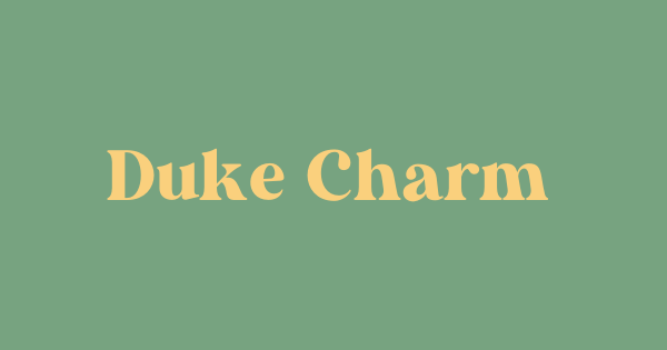 Duke Charming font thumbnail