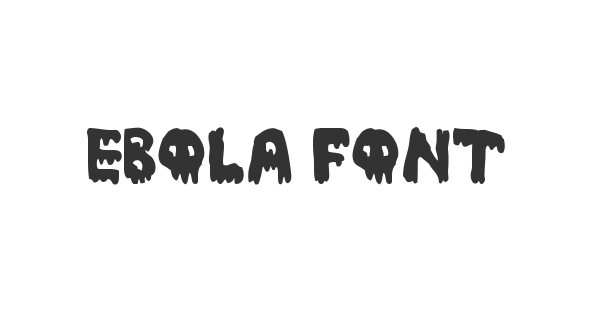 Ebola Font font thumbnail