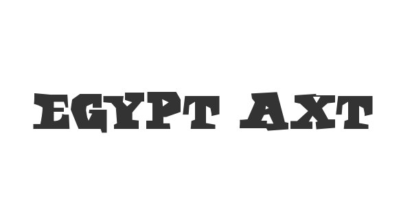 Egypt Axt font thumbnail