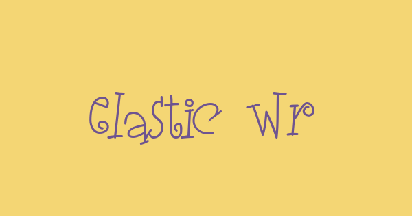 Elastic Wrath font thumbnail
