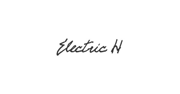 Electric Hands font thumbnail