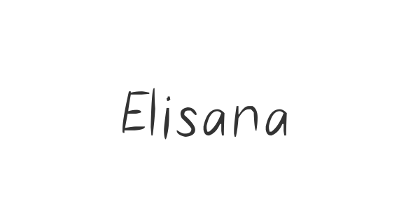 Elisana font thumbnail