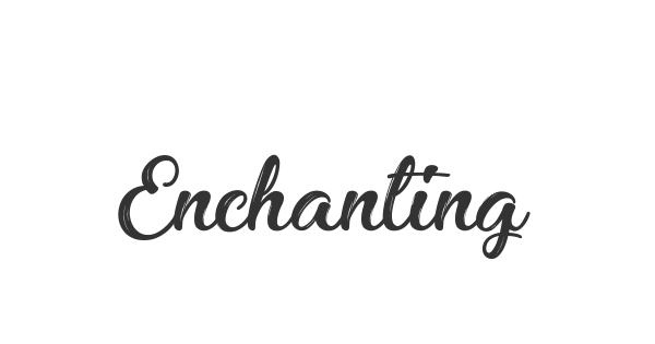 Enchanting Celebrations font thumbnail