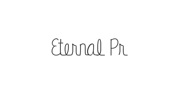 Eternal Promise font thumbnail