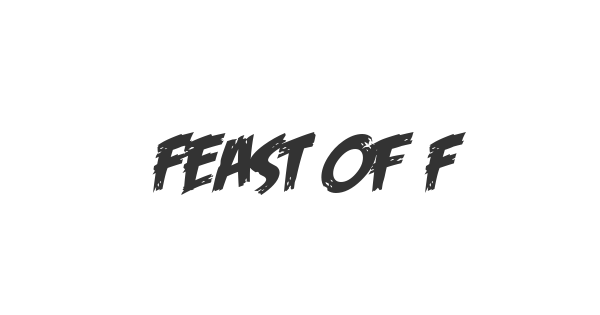 Feast of Flesh BB font thumbnail