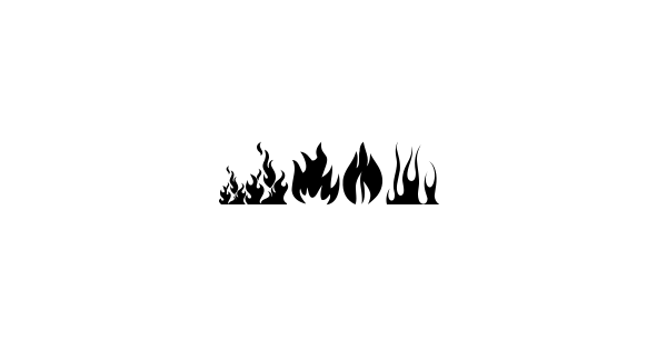 Fire font thumbnail