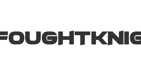 FoughtKnight X font thumbnail