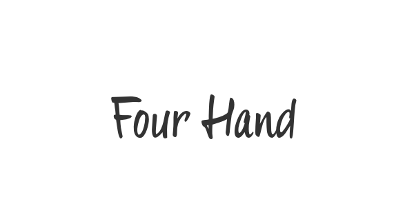 Four Hand font thumbnail