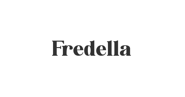 Fredella font thumbnail