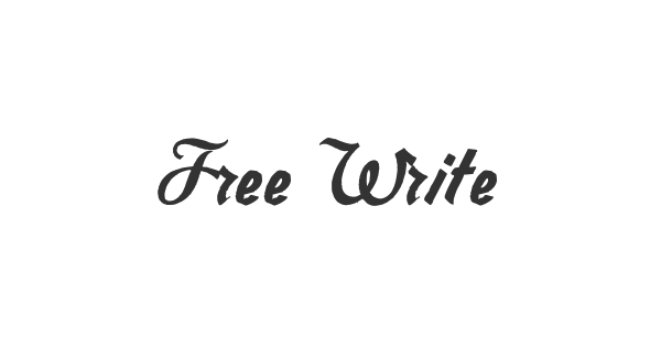 Free Writer font thumbnail