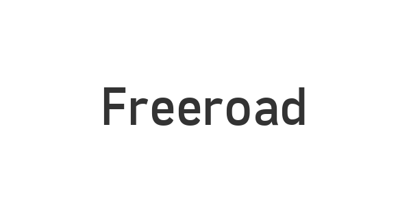 Freeroad font thumbnail