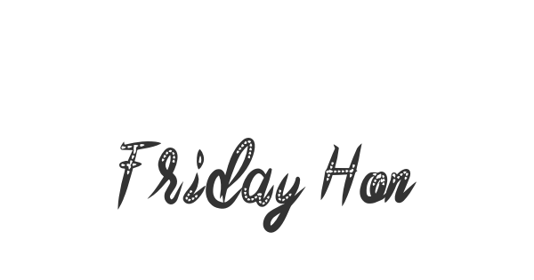 Friday Honey font thumbnail