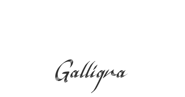 Galligra font thumbnail