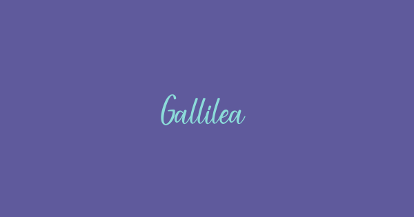 Gallilea font thumbnail