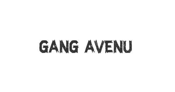 Gang Avenue font thumbnail