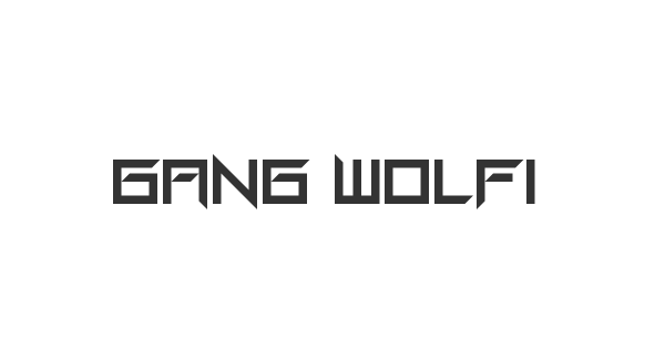Gang Wolfik Blade font thumbnail