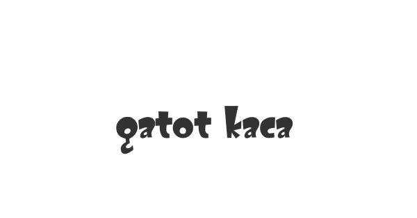 Gatot Kaca font thumbnail
