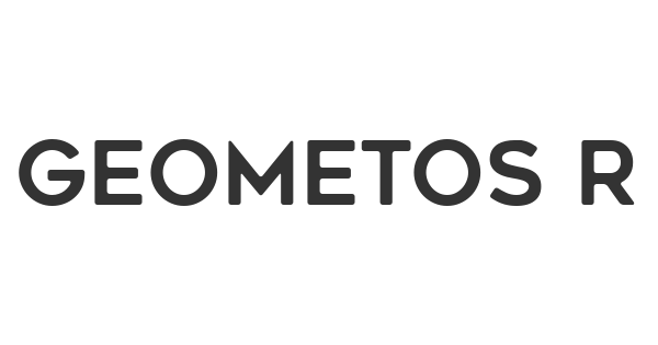 Geometos Rounded font thumbnail