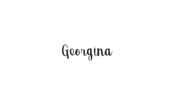Georgina font thumbnail
