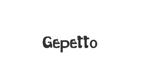 Gepetto font thumbnail