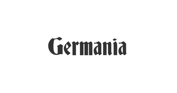 Germania font thumbnail