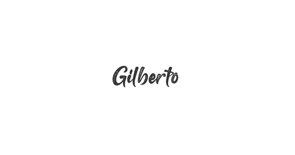Gilberto font thumbnail