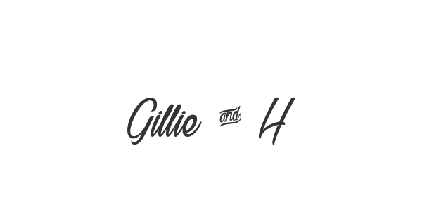 Gillie & Hilda font thumbnail