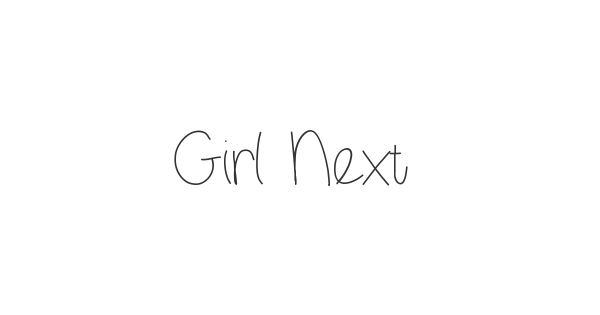 Girl Next Door font thumbnail
