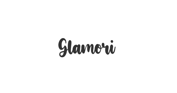 Glamori font thumbnail